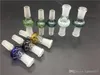 Colorful glass bong adapter 14.4mm 18.8mm male to female joint 14mm 18mm female to male converter glass adapter joint for glass bong