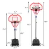 Support de basket-ball pour enfants, panneau de basket-ball Portable, hauteur réglable avec ensemble de gonfleurs, Sports d'intérieur pour garçons, article 4769285