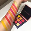 9 couleurs jaune beauté glacé maquillage fard à paupières Palette pinceaux de maquillage miroitant pigmenté ombre à paupières Palette maquillage Palette6243562