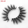 1 pair Flash Paper Box Thick Long 3D Faux Mink Eyelashes Long Lasting False Eyelashes Natural Dramatic Volume Eyelashes Extension