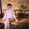 Çinli kadınlar Pamuk Keten rahat iç çamaşırı Çin geleneksel pijama Ceket + pantolon Günlük Antik Modern genel giyim
