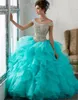 Abiti stile Quinceanera vintage con perline di cristallo con perline Abito dolce 16 per 15 anni Abiti da 15 ano Custom Made8284884