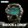 Reloj Digital deportivo SKMEI 1197 para hombre, relojes militares militares para exteriores, reloj despertador resistente al agua, cronógrafo, relojes de pulsera