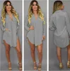 Sommer Sexy V-ausschnitt Kurzes Strandkleid Chiffon Weiß Mini Lose Beiläufige T-shirt Plus Größe Frauen Clothing295a