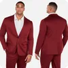 Abiti da uomo bianchi Abiti da sposa Abiti da sera con risvolto dentellato Plus Size Sposo su misura Abiti da sposo formali slim fit Best Man Blazer Prom