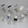 Glass Beaker Bongs hookah Mini Water Pipes percolator bubbler pipe 14mm famale joint Dab Rigs Oil wax Rig with quartz banger