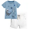 Baby Jungen Kleidung Sets Gedruckt Kinder T-shirts Shorts 2PCS Sets Kurzarm Junge Outfits Sommer Kinder Kleidung 7 Designs DHW2898