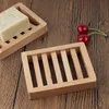 Natural Wooden Soap Dish Soap Tray Holder Storage Soap Rack Plate Box Container Bathroom Accessories WB375