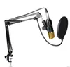 BM 700Kit Microphone à condensateur prise 3.5mm micro d'ordinateur filaire pour Studio o enregistrement NB35 support de support 1424339