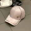 Korean version of the new designer satin shade baseball leisure M logo hat female golf hip hop hat high quality mercerized fashion4467685