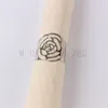 Rose Napkin Ring Silver Gold Rose Gold Color Hollow Out Napkin Holder For Party Wedding Table Decoration