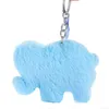 Elephant Plush Keychain Women Bag Car Pendant Cartoon Animal Elephant Key Chain Toy Pendant for Women Girls Gifts