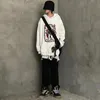 impresión de la marca con capucha mujeres del estilo nueva moda de Harajuku ropa coreana sudadera sobredimensionan bf Hipster unisex con capucha