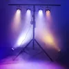 Shehds Lyre 7x12W RGBW LED Par Light z DMX512 4IN1 Stage Wash Light Effect dla DJ Disco Party Stage Sprzęt Luces Discoteca