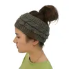 Haarband Kleurrijke Gebreide Gehaakte Hoofdband Winter Oorwarmer Elastische Haarband Brede Haaraccessoires Paardenstaart Hoed2468201