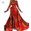 2019 printemps nouvelle mode afriac robes pour femmes Dashiki dentelle Patchwork traditionnel africain vêtements robe de soirée WY4474