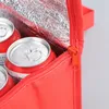 غير المنسوجة يمكن برودة حقيبة المحمولة حزمة الجليد الغذاء التعبئة الحاويات الجافة الجليد معزول أكياس برودة أكياس الغداء الحرارية التسليم