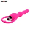 MwOiiOwM Anal Vibrator G-spot Stimulate Anal Beads Vibrating Massager Butt Plug Masturbation Adult Sex Toys For Women Men Erotics Toys