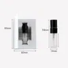 향수 스프레이 병 3ml 종이 상자 유리 향수 병 분무기 빈 parfum 포장 무료 DHL