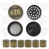 Estilo de Latão Premium Liga de Zinco Herb Grinder 40 MM 4 Tubos de Metal Mini Moedores de Tabaco com Coletor de Pólen Acessórios de Tubo de Mão de Fumaça