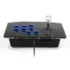 Arcade Stick PC-spel Joystick USB FightStick Light 6 Knappar Controller - Blue