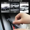 B Type Car Door Rubber Seal Strip Auto Double Layer Sealing Stickers For Door Trunk Sound Insulation Weatherstrip Interior Accessories