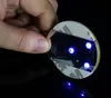 LED lumière bouteille autocollant rond étanche Flash sous-verres tapis Paster haute luminosité Ultra mince tasse autocollants fête cadeau 75 pièces