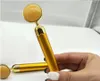 24K Gold Jade Roller Electric Beauty Bar Face Lyftning Slimming Roller Massage Koppla av och frigöra stresspinne för V-ansiktseffekt