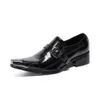 Mode Hochzeit Party Männer Leder Schuhe Plus Größe Schnalle Geschäfts Echtes Leder Schuhe Männliche Italienische Formale Oxford Brogue Schuhe