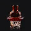 Capuchons en verre rose clair violet Carb Cap pour narguilés Flat Top Quartz Banger Nails bong