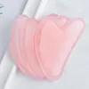 Guasha Natural Stone Rose Quartz Face Massager Care Tools Scraping Pad Neck Back Head Health Body Massage & Relaxation LX7830