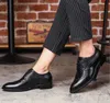Luksusowy projektant skórzany Broke Męskie Mieszkania Buty Dorywczo Brytyjski Styl Mężczyźni Oxfords Moda Dress Buty dla mężczyzn Duży rozmiar X76