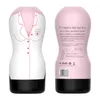 Masturbateur Coupe Chatte Artificielle 3D Réaliste Vagin Sex Toys pour Hommes Adultes Mâle Silicone Masturbation Sucer Coupe Sex Shop Y200411