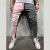 Men039s Pants Mens Patchwork Contrast Color Hip Hop Joggers Male Slim Sportswear Streetwear Pencil Harem Pounsers Slacks8777433