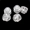 100pcslot Kabelverriegelungsschaltstopper Kunststoff -Toggle -Clip für Paracordbackpack Clear White 3263274