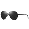 Damen Herren Sonnenbrille Damen Herren Markendesigner Metallrahmen quadratische Sonnenbrille Fahren Reiten Beschichtung UV400 Sonnenbrille Schutzbrille Brille