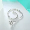 1pcs Drop Shipping Silver Plated Bracelets Women Snake Chain Charm Beads for pandora Beads Bangle Bracelet Children Gift B001