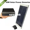 Freeshipping Portable Solar Power Generator Center mini UPS 5V / 12V / 19V La batteria di accumulo di energia solare Gruppo di continuità