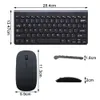 Wireless Keyboard Mouse 2.4GHz Ultra Slim Full Size Rechargeable Wireless Keyboard and Mouse Combos for Laptop Notebook Computer Desktop