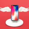 10W Kablosuz Şarj Cihazı Angel Wing Hızlı Şarj ve Gece Işık Mobil Telefon Tutucu Universal Wireless Charger6208111