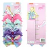 102 colori da 5 pollici jojo siwa brow phip bow girl stampare colorate barrette per capelli arcobaleno unicorno per bambini natalizi peli 6100261