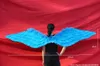 new Beautiful blue angel wings fit for Birthday party Grand Event decorations Wedding Engagement nice LARGE deco props Fairy wings