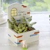 Garden Flower Pot Succulent Planter Bonsai Trough Resin Box Plant Bed Home Decor