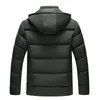 Yeni Erkek Aşağı Ceket Kış Ceket Kapşonlu Ceketler Erkekler Açık Moda Rahat Kapşonlu Kalınlaşmak Ucuz Aşağı Ceketler XL-4XL