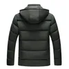 New Mens Down Jacket Winter Coat Hooded Jackets Men Outdoor Fashion Casual Hooded Thicken Cheap Down Jackets XL-4XL