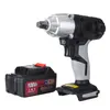 108VF 12800mAh Lithium-Ion Battery Cordless Electric Impact Wrench Drill Driver Kit