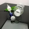 Super big mouth rose glass filter water bottle glass bong water pipe Titanium nail grinder, Glass Bubblers For Smoking Pipe Mix Colors
