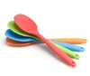 Flexible Résistant À La Chaleur Intégrer Poignée Silicone Cuillère Multifonction Scoop Grattoir Spatule Crème Glacée Pelle À Gâteau Cuisine Outil SN4287