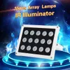 Podczerwień Iluminator 15 Array IR LEDS Night Vision Szeroki kąt Odkryty Wodoodporna dla zabezpieczeń CCTV C