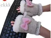 Moda-usb mão mais quente mouse pad inverno quente proteger as mãos as luvas de febre do mouse